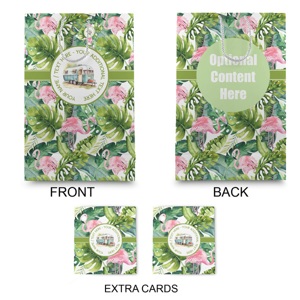 Flamingo & Camping Large Gift Bag - Approval
