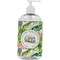 Flamingo & Camping Plastic Soap / Lotion Dispenser - 16 oz - Large - White (Personalized)