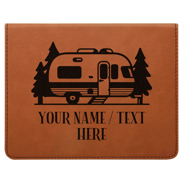 Flamingo & Camping Leatherette 4-Piece Wine Tool Set Flat