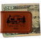 Flamingo & Camping Leatherette Magnetic Money Clip - Single-Sided