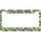 Flamingo & Camping License Plate Frame - Style B (Personalized)