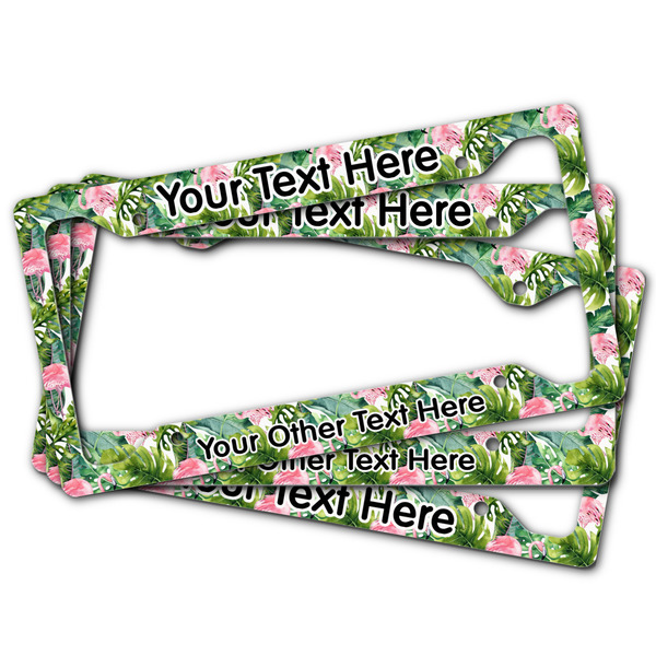 Flamingo & Camping License Plate Frames - Parent/Main