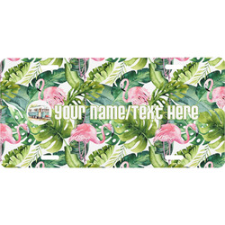 Flamingo & Camping Front License Plate