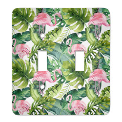 Flamingo & Camping Light Switch Cover - 2 Toggle Plate