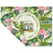 Flamingo & Camping Double-Sided Linen Placemat - Single (Personalized)
