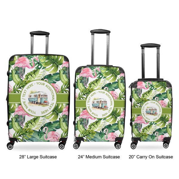 Flamingo & Camping Luggage Bags all sizes - With Handle