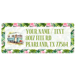 Flamingo & Camping Return Address Labels (Personalized)