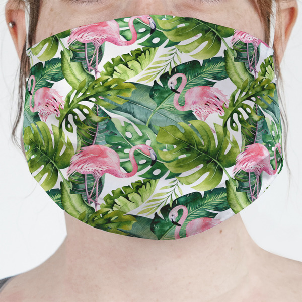 Custom Flamingo & Camping Face Mask Cover