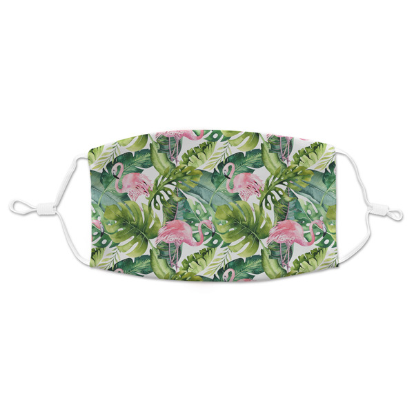 Custom Flamingo & Camping Adult Cloth Face Mask