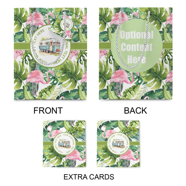 Flamingo & Camping Medium Gift Bag - Approval