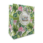 Flamingo & Camping Gift Bag - Medium (Personalized)