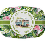 Flamingo & Camping Melamine Platter (Personalized)