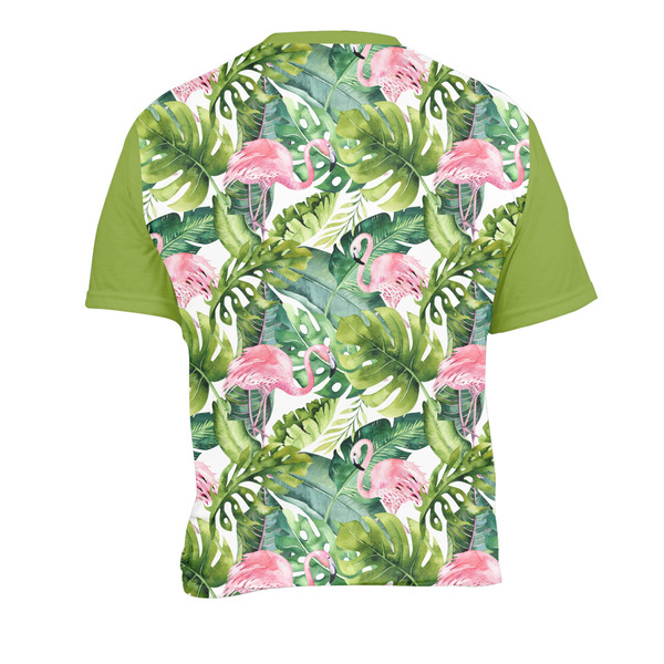 Flamingo & Camping Men's Crew Neck T Shirt Medium - Back