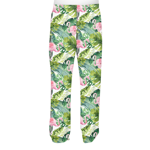 Flamingo & Camping Men's Pjs Back - on model