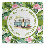 Flamingo & Camping Microfiber Dish Towel (Personalized)