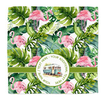Flamingo & Camping Microfiber Dish Rag (Personalized)
