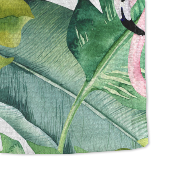 Flamingo & Camping Microfiber Dish Towel - DETAIL