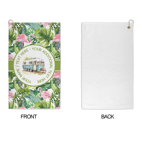 Flamingo & Camping Microfiber Golf Towels - APPROVAL