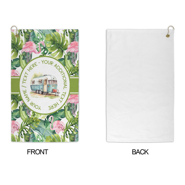 Flamingo & Camping Microfiber Golf Towels - APPROVAL