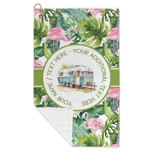 Flamingo & Camping Microfiber Golf Towels - FOLD