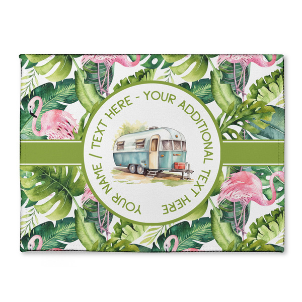 Custom Flamingo & Camping Microfiber Screen Cleaner (Personalized)