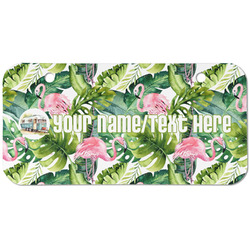 Flamingo & Camping Mini/Bicycle License Plate - 2 Holes
