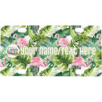 Flamingo & Camping Mini/Bicycle License Plate