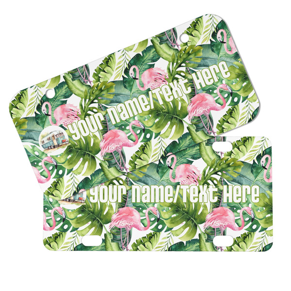 Flamingo & Camping Mini License Plates - MAIN (4 and 2 Holes)
