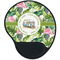 Flamingo & Camping Mouse Pad with Wrist Support (Personalized)