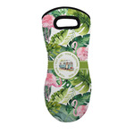 Flamingo & Camping Neoprene Oven Mitt (Personalized)