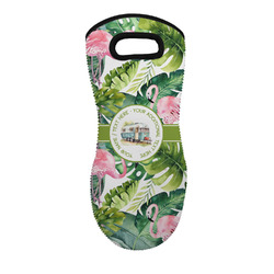 Flamingo & Camping Neoprene Oven Mitt (Personalized)