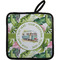 Flamingo & Camping Pot Holder (Personalized)
