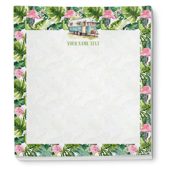 Flamingo & Camping Notepad - Apvl