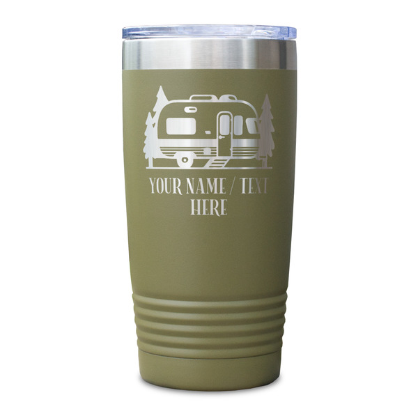 Flamingo & Camping Olive Polar Camel Tumbler - 20oz - Single Sided - Approval