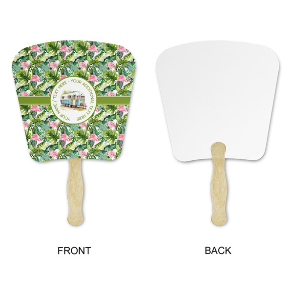 Flamingo & Camping Paper Fans - Approval