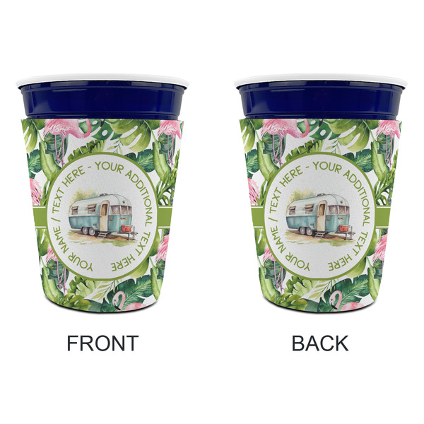 Flamingo & Camping Party Cup Sleeves - without bottom - Approval