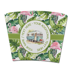 Flamingo & Camping Party Cup Sleeve - without bottom (Personalized)