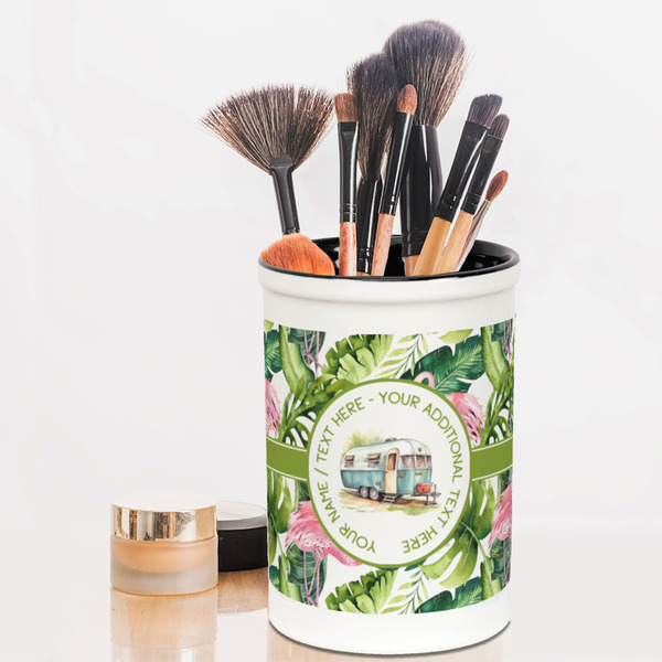 Flamingo & Camping Pencil Holder - LIFESTYLE makeup
