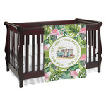 Flamingo & Camping Baby Blanket (Personalized)