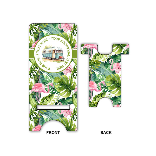 Flamingo & Camping Phone Stand - Small - Front & Back