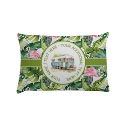 Flamingo & Camping Pillow Case - Standard (Personalized)