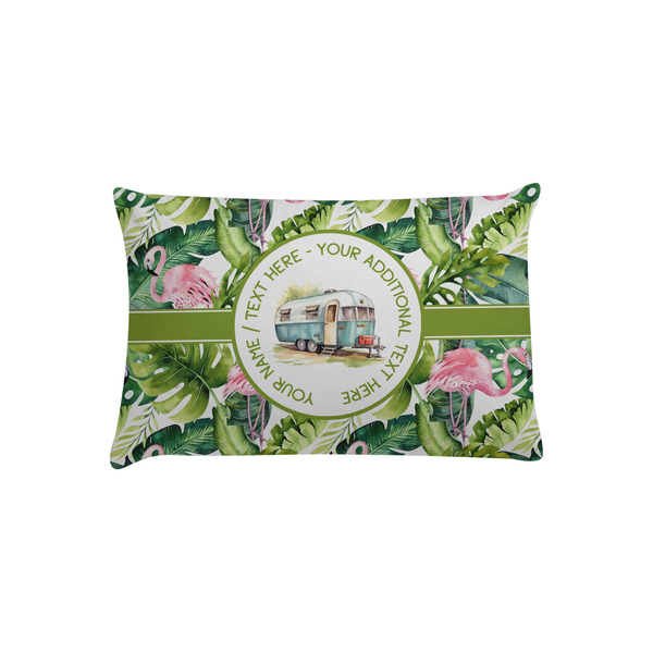 Custom Flamingo & Camping Pillow Case - Toddler (Personalized)