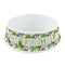 Flamingo & Camping Plastic Dog Bowl - Small