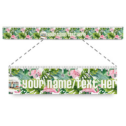 Flamingo & Camping Plastic Ruler - 12"