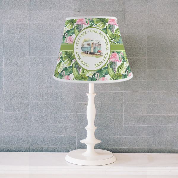 Flamingo & Camping Poly Film Empire Lampshade - Lifestyle