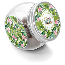 Flamingo & Camping Puppy Treat Jar (Personalized)