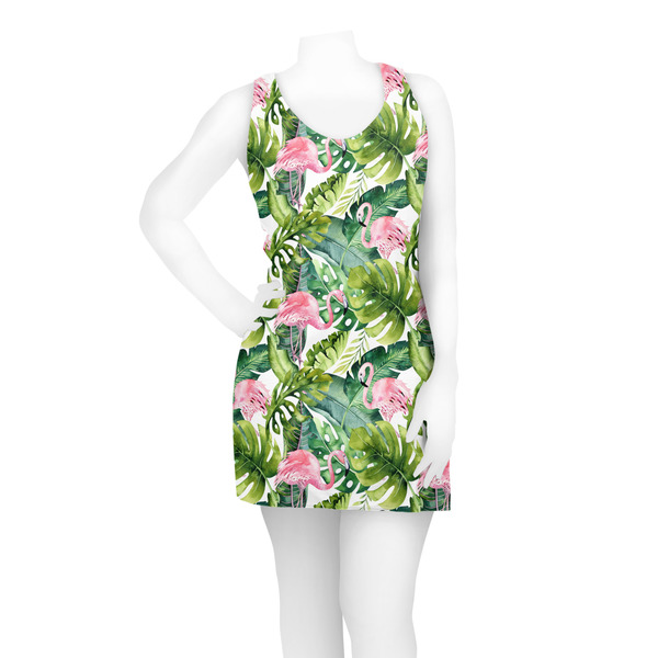 Flamingo & Camping Racerback Dress - On Model - Front
