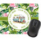 Flamingo & Camping Rectangular Mouse Pad (Personalized)