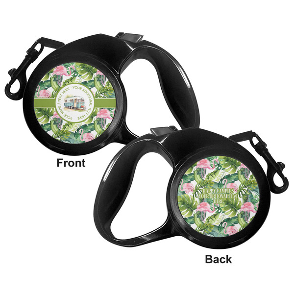Flamingo & Camping Retractable Dog Leash - Small - Apvl
