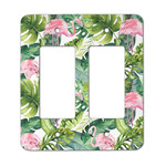 Flamingo & Camping Rocker Style Light Switch Cover - Two Switch